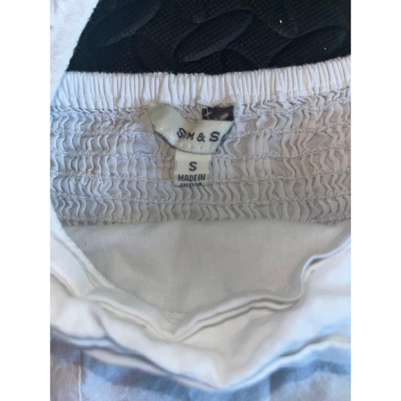 Women's S & S Top, Size S, White Color - Picture 3 of 3